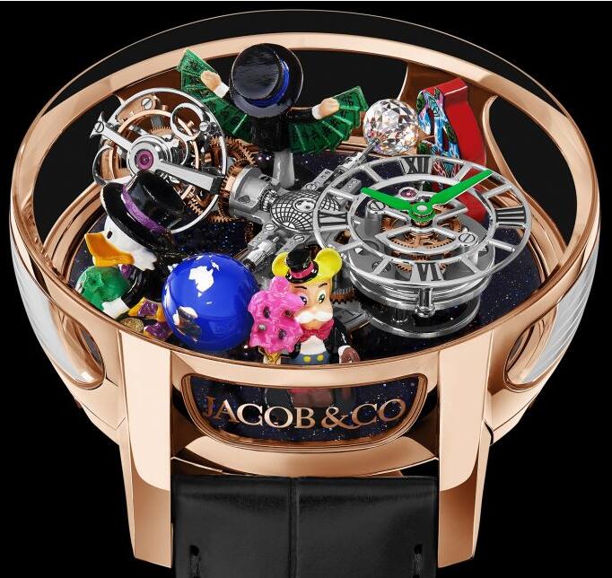 Jacob & Co Replica watch Astronomia Alec Monopoly Tourbillon AT102.40.AG.AA.ABALA